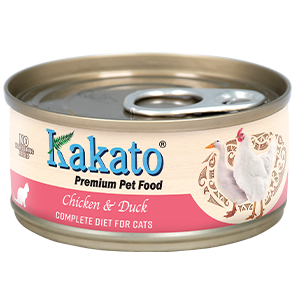 Kakato Chicken & Duck Complete Diet For Cats 70g X48