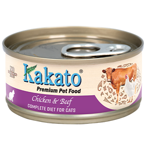 Kakato Chicken & Beef Complete Diet For Cats 70g X48