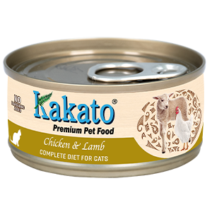 Kakato Chicken & Lamb Complete Diet For Cats 70g X48