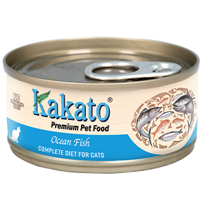 Kakato Ocean Fish Complete Diet For Cats 70g X48