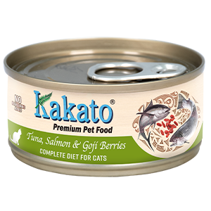 Kakato Tuna, Salmon & Goji Berries Complete Diet For Cats 70g X48