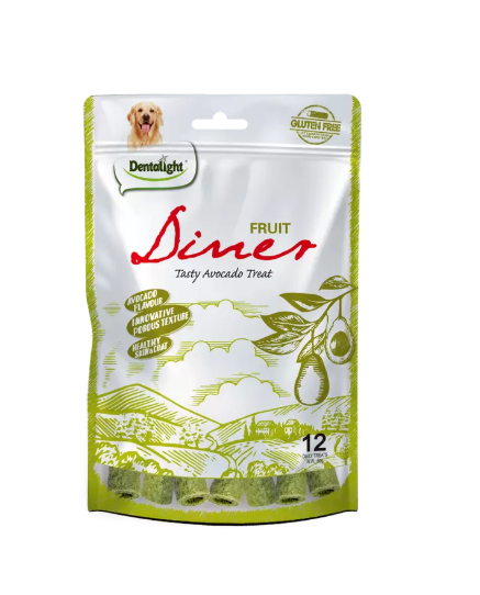 Dentalight Fruit Diner Tasty Avocado Dental Treats 12x80g