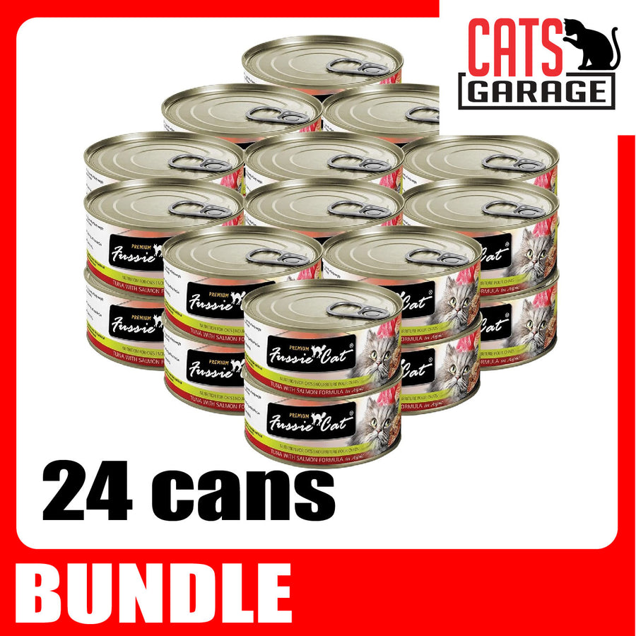 Fussie Cat BLACK LABEL Formula in Aspic 80g x 24 Cans
