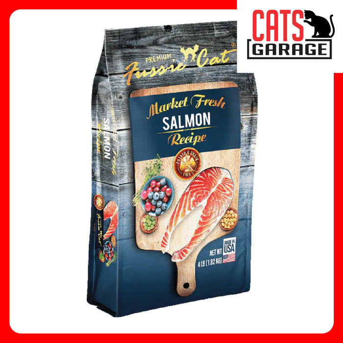 Fussie Cat Market Fresh Salmon Recipe Cat Dry Food (3 Sizes)
