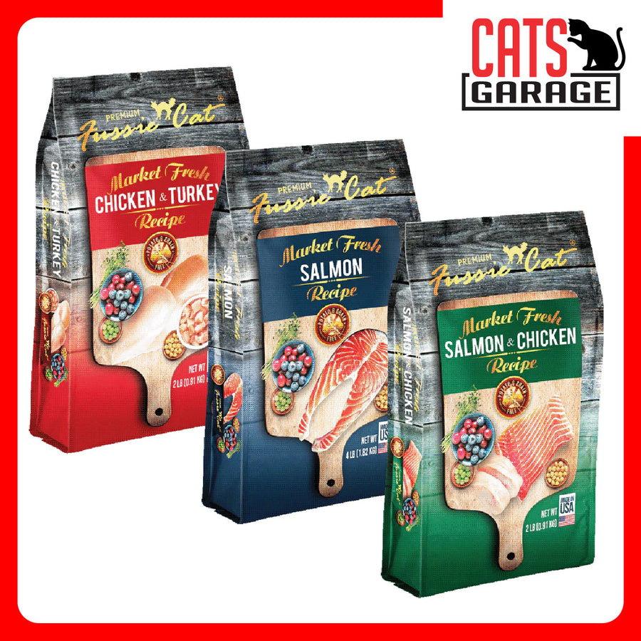 Fussie Cat Market Fresh Recipe Cat Dry Food - 2lbs, 3.5lbs, 10lbs