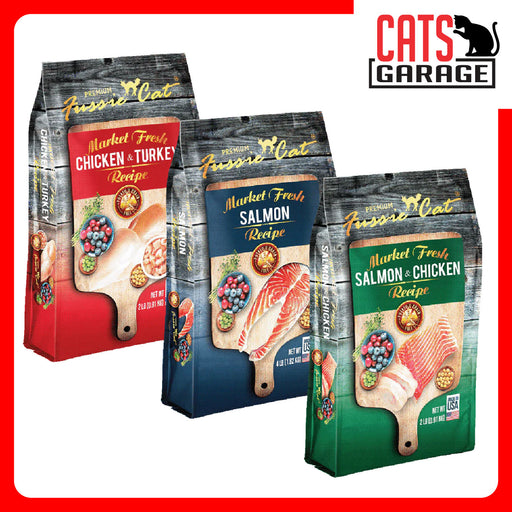 Fussie Cat Market Fresh Recipe Cat Dry Food - 2lbs, 3.5lbs, 10lbs