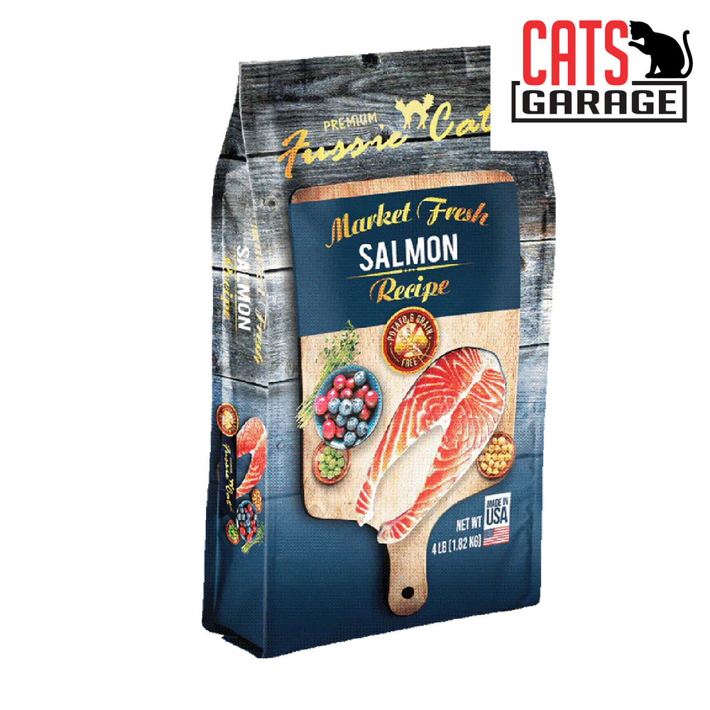 Fussie Cat Market Fresh Salmon Recipe Cat Dry Food (3 Sizes)