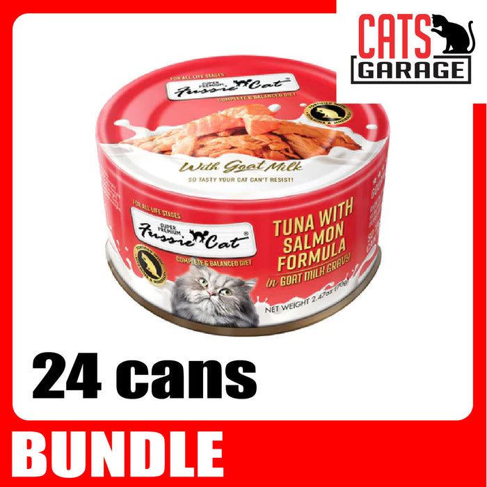 Fussie Cat Goat Milk in Gravy 70g x 24 Cans