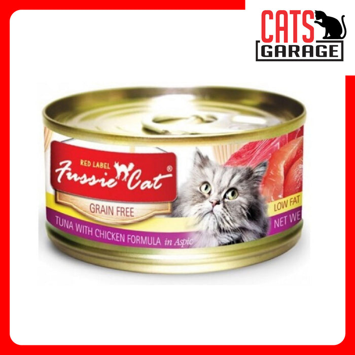 Fussie Cat - Red Label Tuna with Chicken 80g (24 cans)