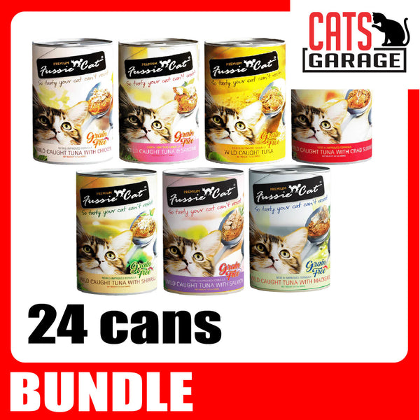 Fussie Cat Wild Caught Cat Wet Food 400g x 24 Cans