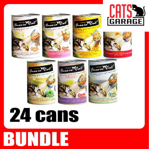 Fussie Cat Wild Caught Cat Wet Food 400g x 24 Cans