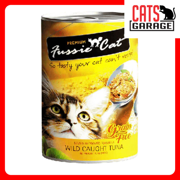 Fussie Cat Wild Caught Tuna 400g x 24 Cans