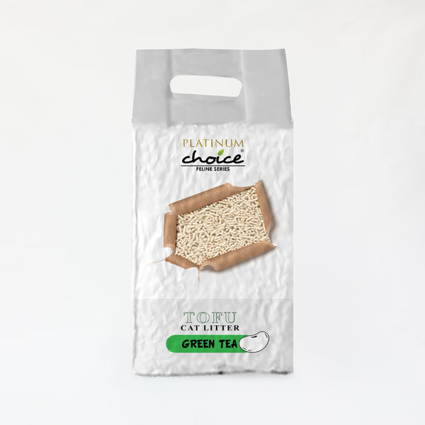 Platinum Choice Tofu Cat Litter Green Tea 7L X6