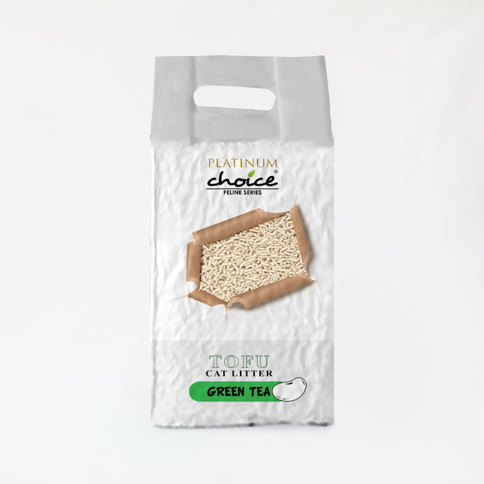 Platinum Choice Tofu Cat Litter Green Tea 7L X6