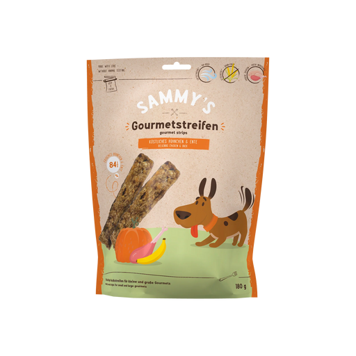 Bosch Sammy’s Gourmet Strips with Chicken & Duck 180g
