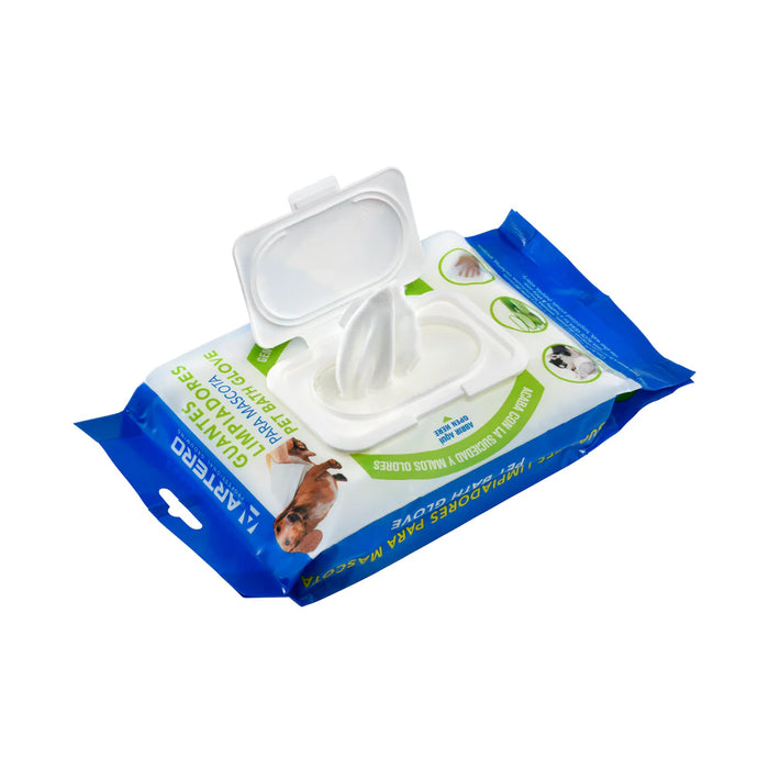 Artero Cleaning Glove with Alo Vera, 20units