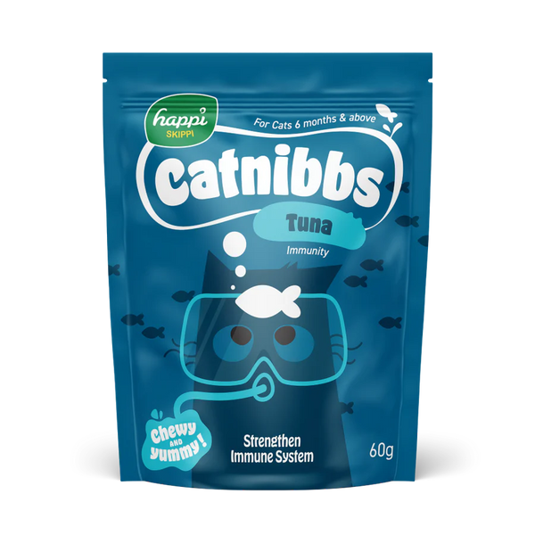 Happi Skippi Cat Treats Catnibbs Tuna Immunity 60g X3