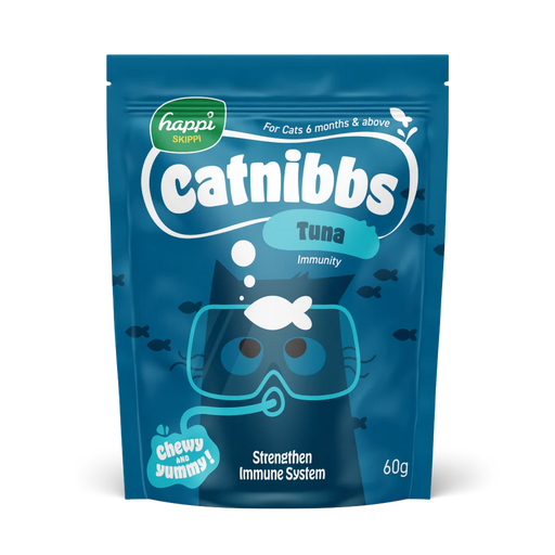 Happi Skippi Cat Treats Catnibbs Tuna Immunity 60g X3