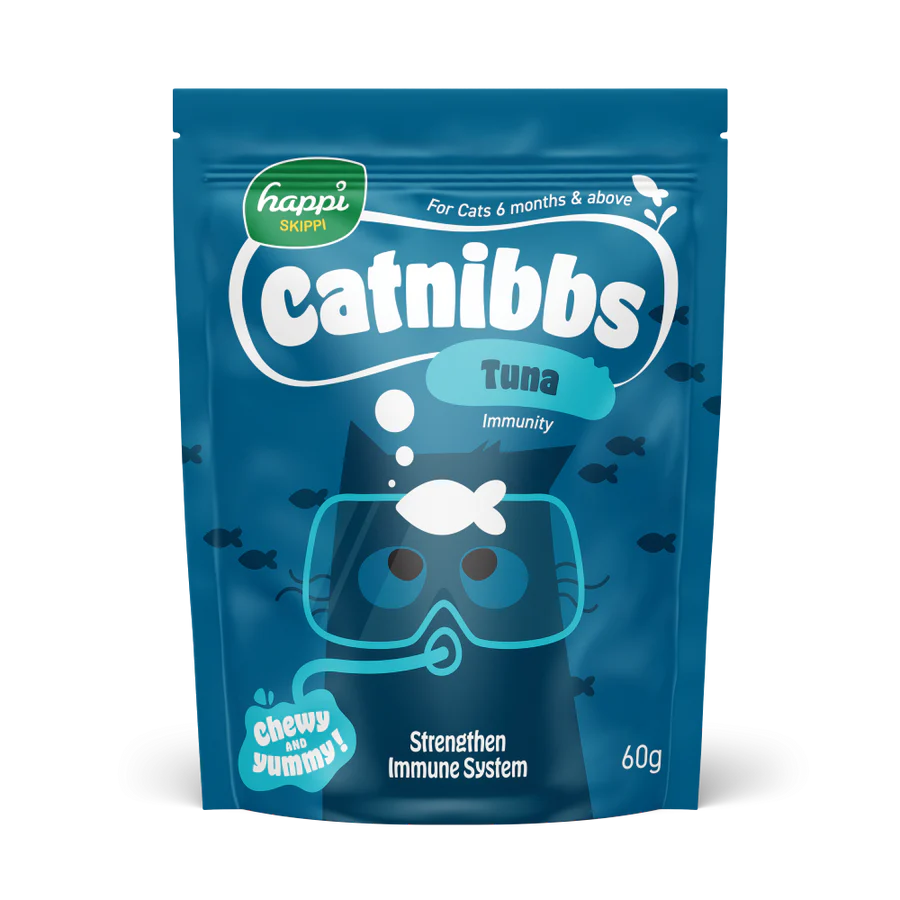 Happi Skippi Cat Treats Catnibbs Tuna Immunity 60g X3