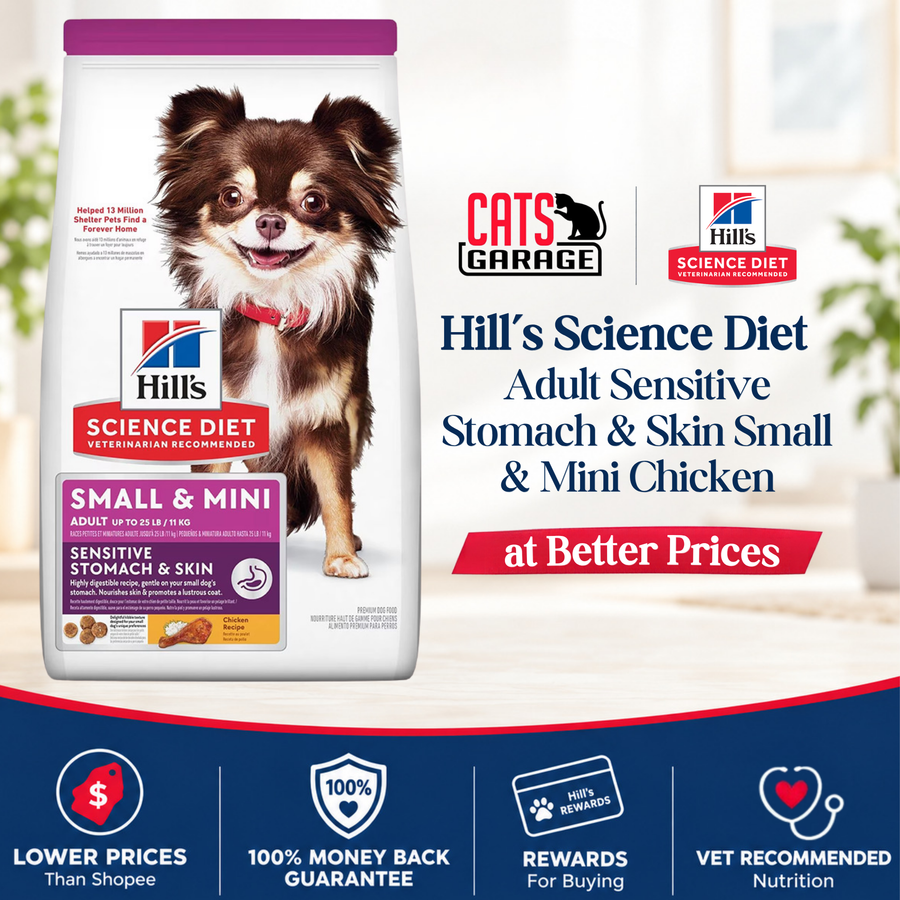Hill's Science Diet Adult Sensitive Stomach & Skin Small & Mini Chicken Dry Dog Food 1.8kg