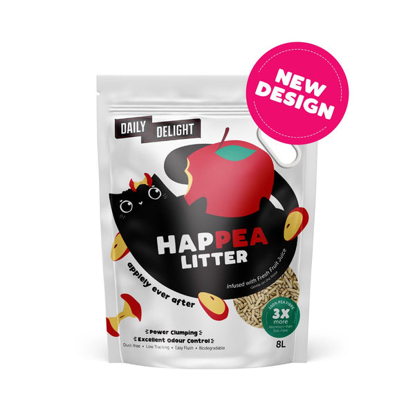 Daily Delight Happea Cat Litter Applely Ever After (Apple) 8L X6