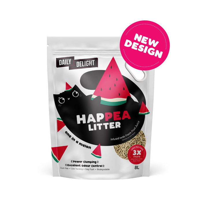 Daily Delight Happea Cat Litter One in a Melon (Watermelon) 8L X6