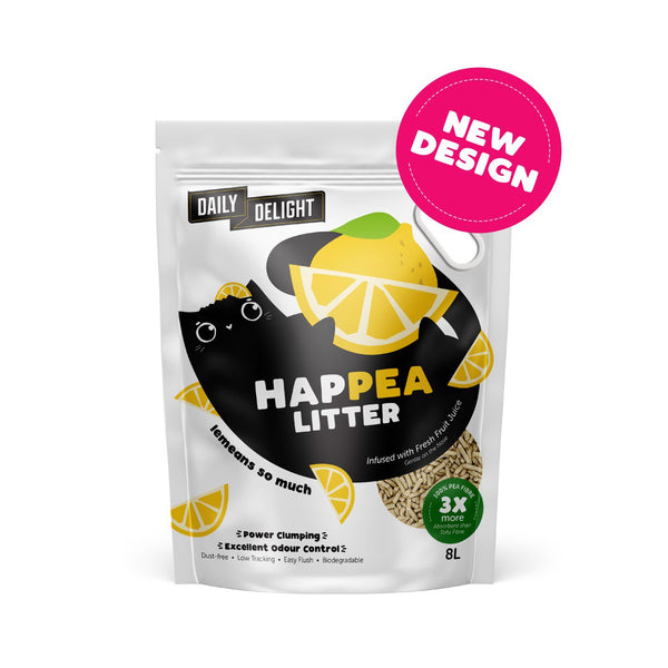 Daily Delight Happea Cat Litter Lemeans so Much (Lemon) 8L X6