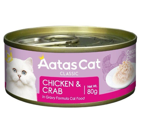 AATAS CAT Creamy Chicken Cat Wet Food 80g X24