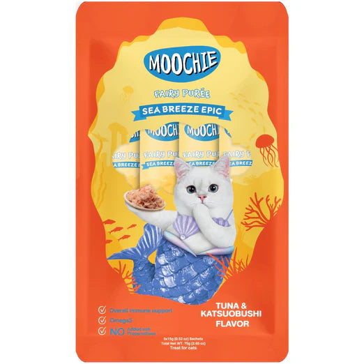 Moochie Fairy Puree Tuna & Katsuobushi Liquid Cat Treat (2 Option)