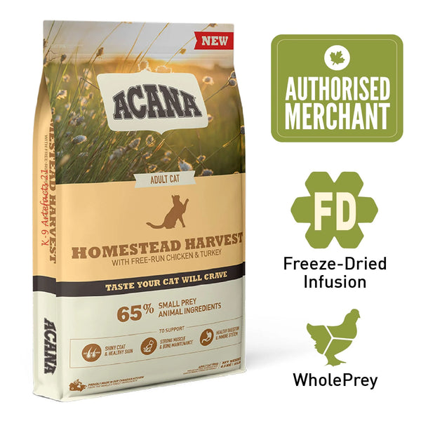 ACANA Classic Cat Dry Food 340g | Premium Cat Kibble | Complete & Balanced Nutrition