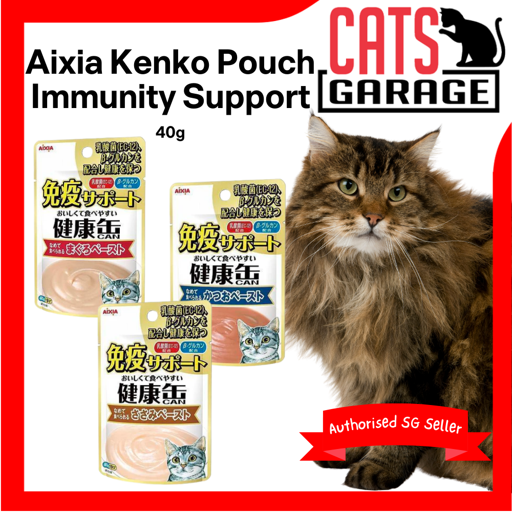Aixia Kenko Pouch Immunity Support Cat Wet Food 40g