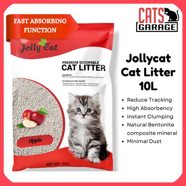 JollyCat Bentonite Cat Litter 10L
