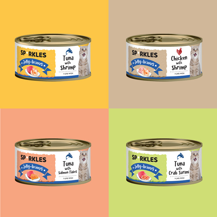 SPARKLES Jellylicious Cat Wet Food 80g