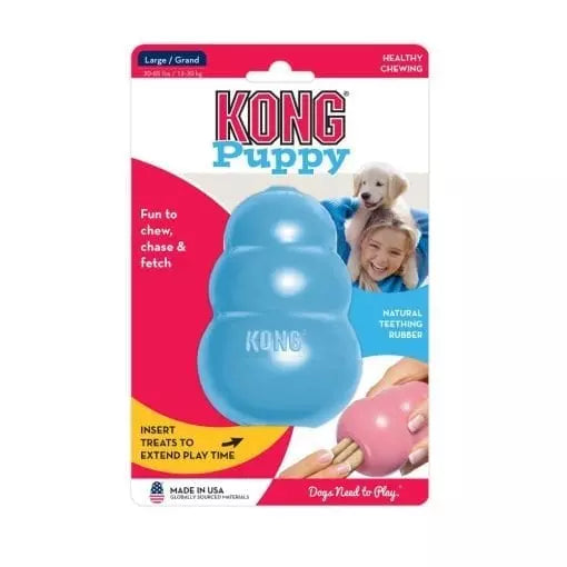 KONG Puppy Interactive Toy Blue (4 Sizes)