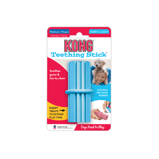 KONG Puppy Teething Stick Dog Toys (3 Sizes) -Blue