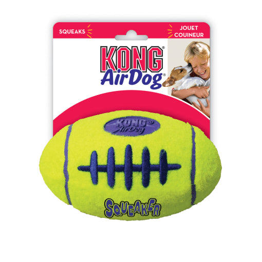 KONG Puppy Airdog Squeaker Football Dog Toy (3 Sizes)