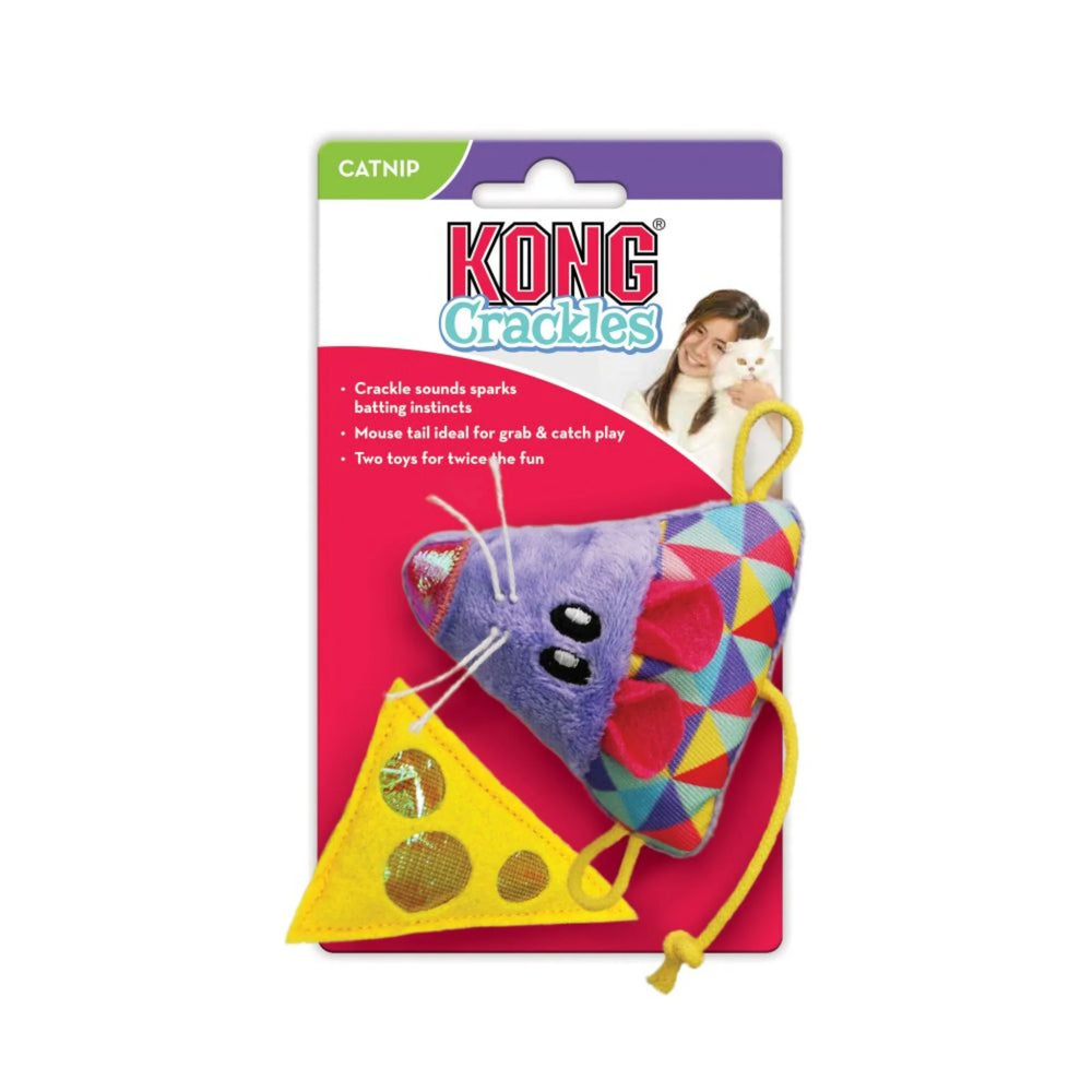 KONG Crackles Mouse Cat Toy