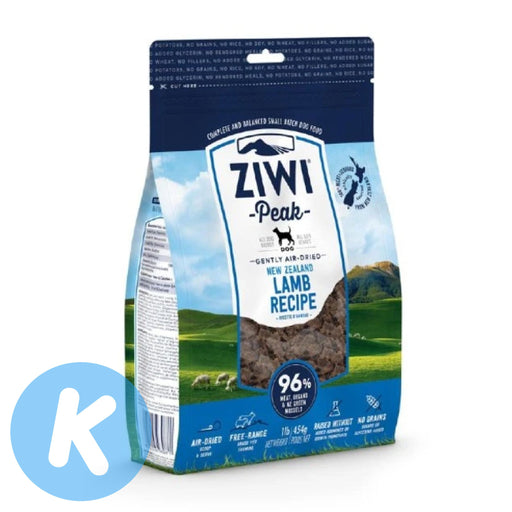 ZIWI Peak Dog Air Dried Lamb Dry Dog Food 4kg