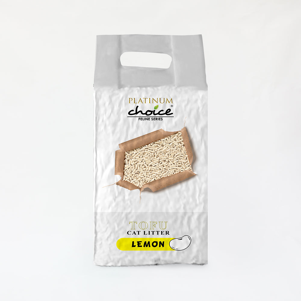 Platinum Choice Tofu Cat Litter Lemon 7L X6