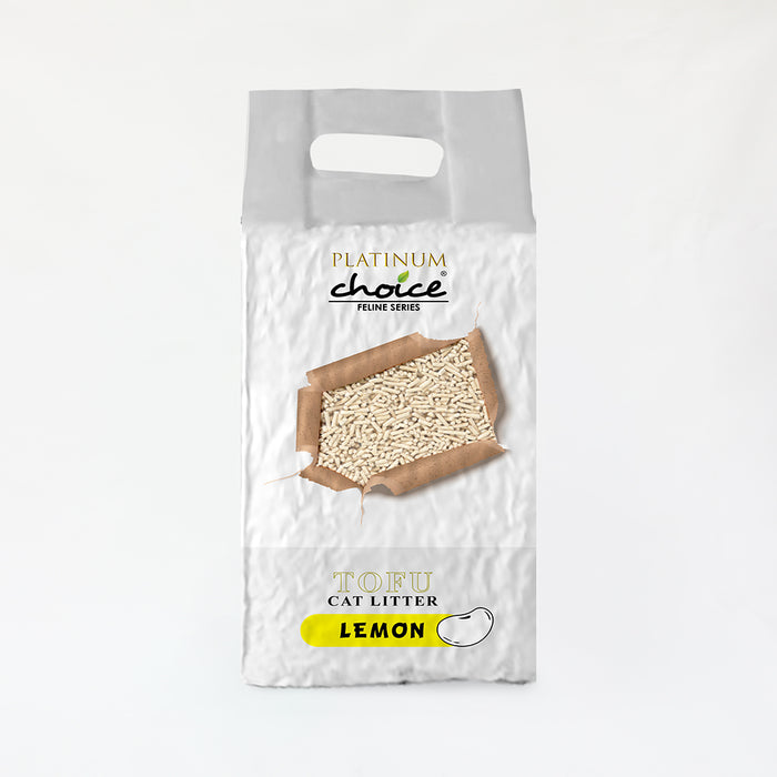 Platinum Choice Tofu Cat Litter Lemon 7L X6