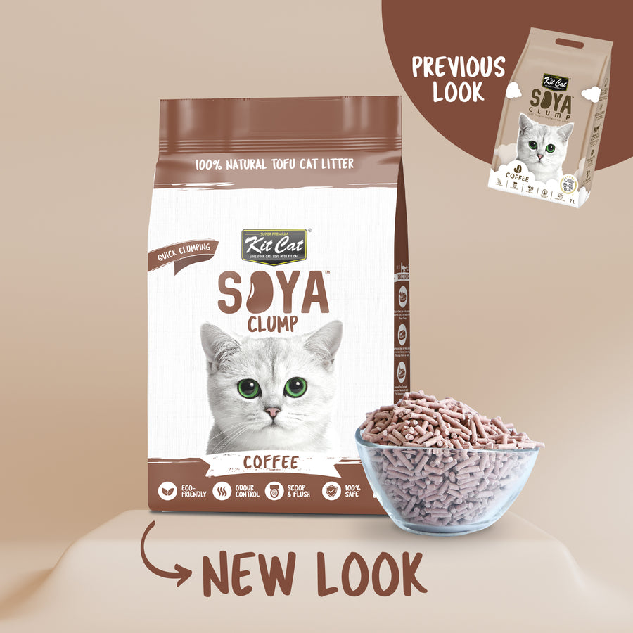 KitCat Soya Clump Coffee Cat Litter 7L
