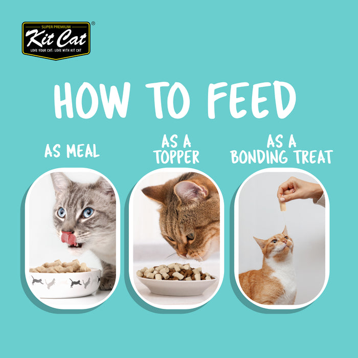 Kit Cat Freeze Bites Raw Cat Food 15g X 15Packs