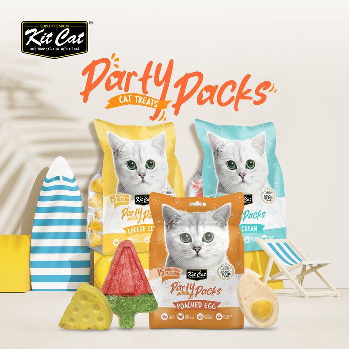 Kit Cat Party Packs Raw Cat Dry Food 30g