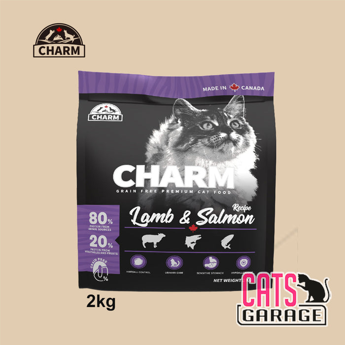 CHARM Lamb & Salmon Cat Dry Food (3 Sizes)