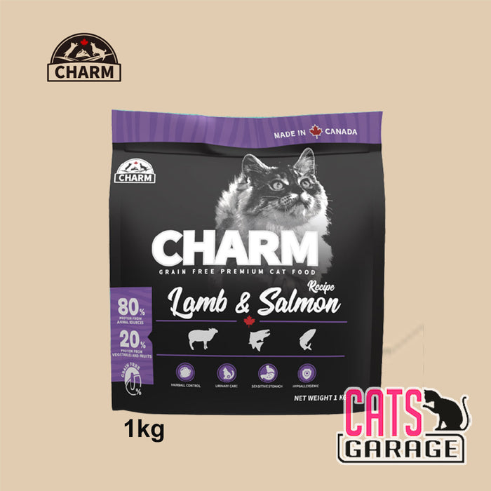CHARM Lamb & Salmon Cat Dry Food (3 Sizes)