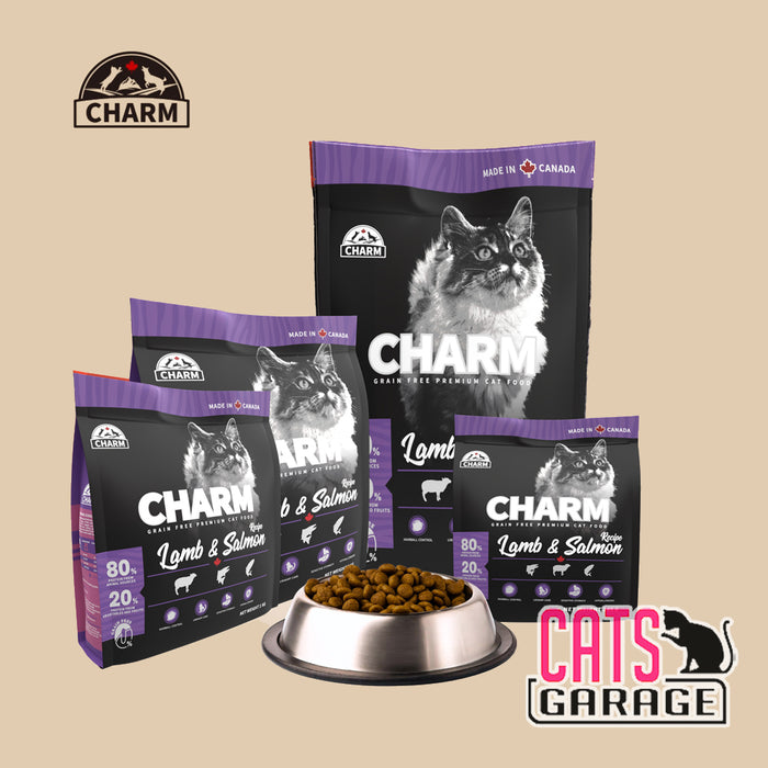 CHARM Lamb & Salmon Cat Dry Food (3 Sizes)