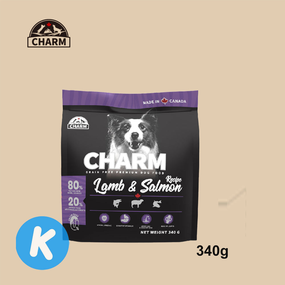 CHARM Lamb & Salmon Dog Dry food 340g