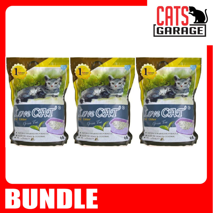 LoveCat GREEN TEA Cat Tofu Litter 6L