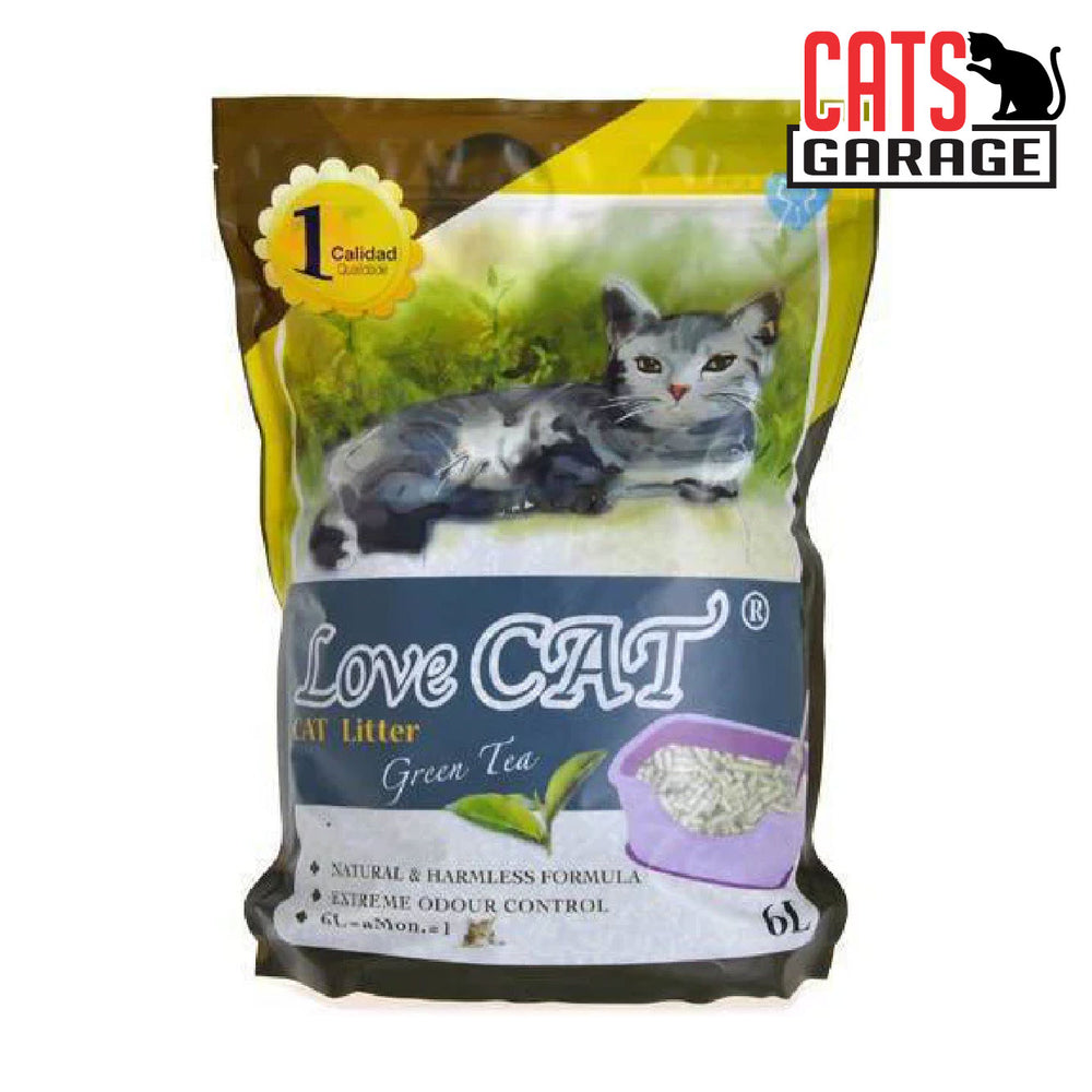 LoveCat GREEN TEA Cat Tofu Litter 6L