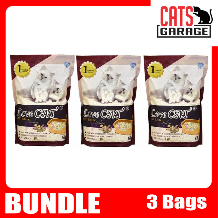 LoveCat SOY BEAN Cat Tofu Litter 6L